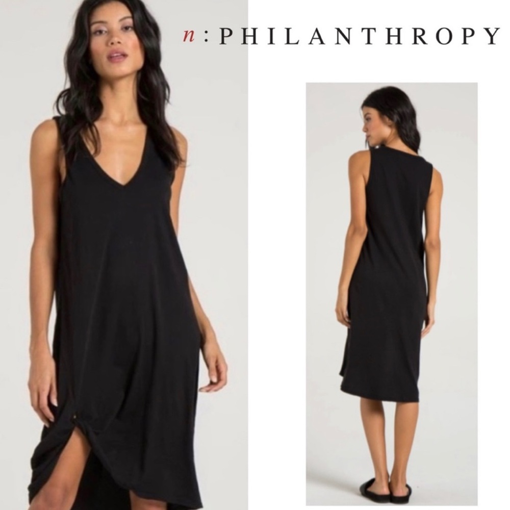 N:philanthropy simba vneck dress
